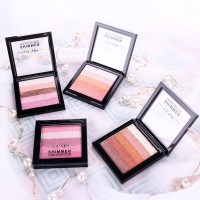 Sunset Five-color Gradient Eyeshadow Multicolor Matte Nude Makeup Korean Mermaid Earth Color Eyeshadow Plate