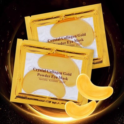 Hot selling removal wrinkle Crystal collagen 24k Gold Eye Masks For Anti-Ageing